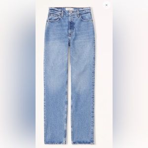 Abercrombie The 90’s Straight Ultra High Rise jeans